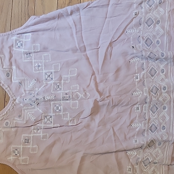 Knox Rose baby pink boho tank - Picture 2 of 4